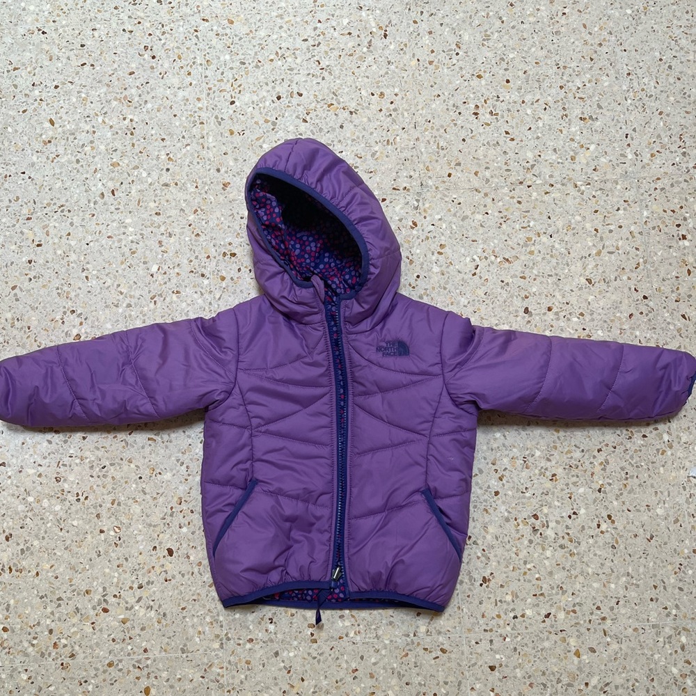 North Face toddler puffer-reversible